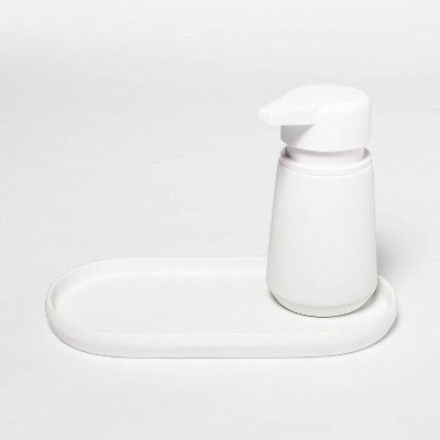  Modern Soft Touch Tray White - Threshold™