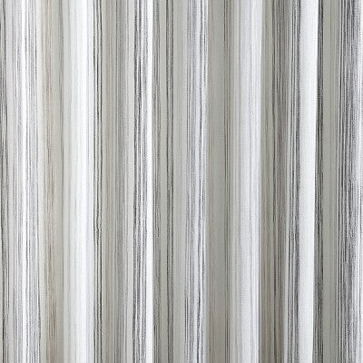  1pc 50"x84" Light Filtering Striped Curtain Panel Gray - Threshold™