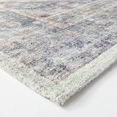  Brighton Distressed Vintage Persian Rug Light Blue - Threshold™ Designed With Studio McGee