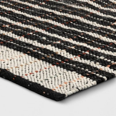  2'x3' Handloom Mixed Fibre Striped Rug - Threshold™