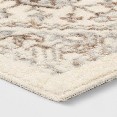  Distressed Persian Accent Rug Cream - Threshold™