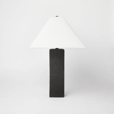  Square Table Lamp With Tapered Shade Black - Threshold™ Designed With Studio McGee