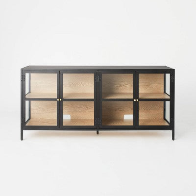  Crystal Cove Glass TV Stand For TVs Up To 59" - Threshold™ Designed With Studio McGee