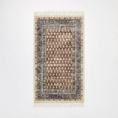  Persian Printed Paisley Style Rug Navy - Threshold™ Designed With Studio McGee™ 