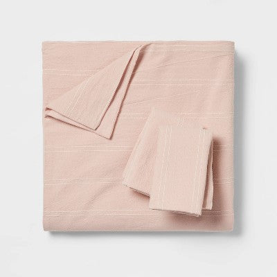  Simple Woven Stripe Duvet & Sham Set - Threshold™