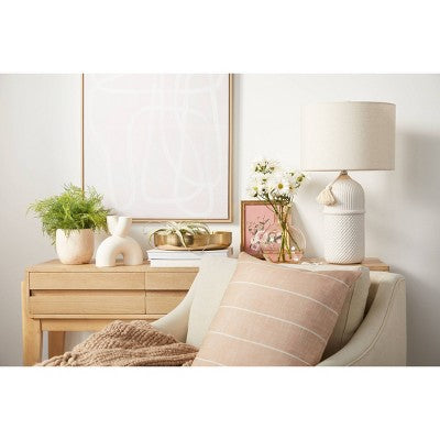  (Set Of 2) 24" X 30" Line Drawing Wall Canvases Gray/White - Threshold™
