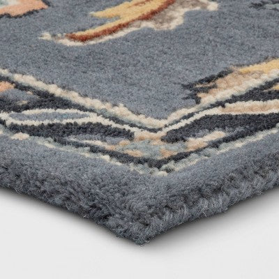  5'x7' Handtufted Persian Area Rug Blue - Threshold™