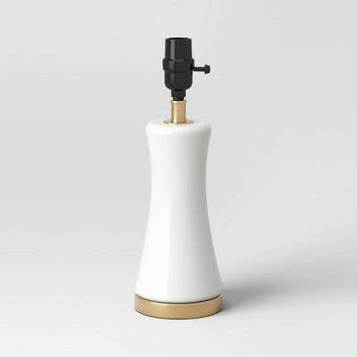  Small Opal Glass Lamp Base White - Threshold™