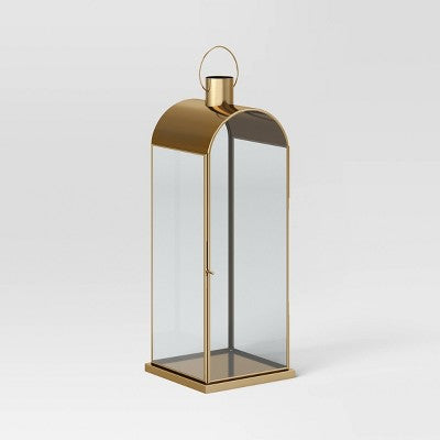  Metal Lantern Gold - Threshold™