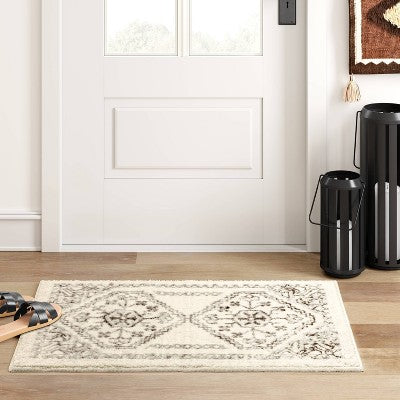  Distressed Persian Accent Rug Cream - Threshold™
