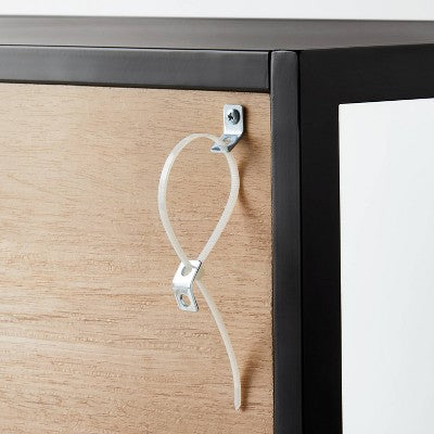  Crystal Cove Glass TV Stand For TVs Up To 59" - Threshold™ Designed With Studio McGee