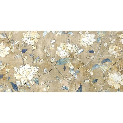  47.24" X 23.62" Floral Unframed Canvas - Threshold™