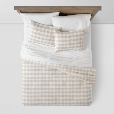  Yarn-Dyed Gingham Comforter & Sham Set - Threshold™