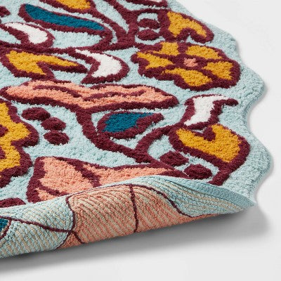  24"x36" Oversized Floral Bath Rug - Threshold™