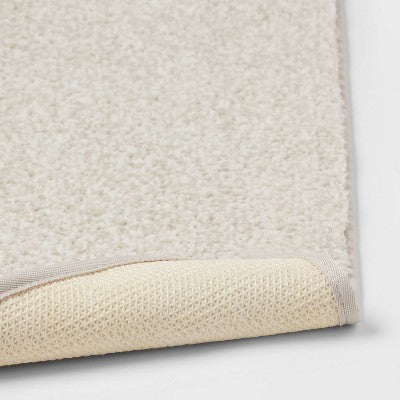  14pc Luxe Shower Curtain Set With Rug White - Threshold™