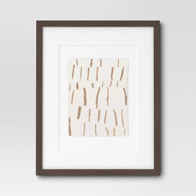  16" X 20" 2pk Random Stripes Framed Under Glass - Threshold™