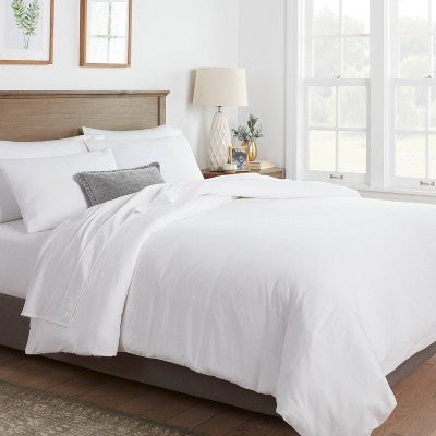  Washed Cotton Sateen Duvet & Sham Set - Threshold™