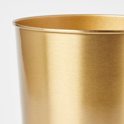  Antique Wastebasket Brass - Threshold™