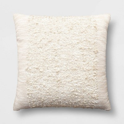  Textural Solid Square Throw Pillow - Threshold™