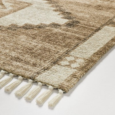  Double Medallion Persian Style Rug Tan - Threshold™ Designed With Studio McGee