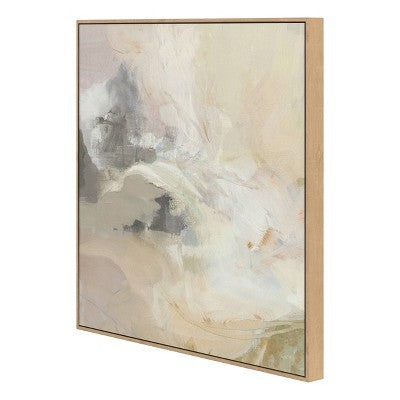  24" X 24" Watercolor Mountain Framed Canvas - Threshold™