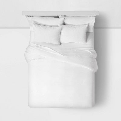  Organic Solid Duvet & Sham Set - Threshold