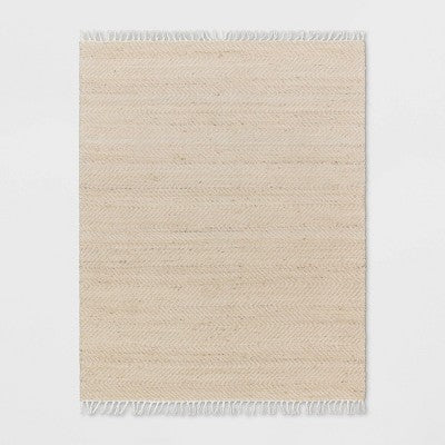  Handloom Woven Area Rug Natural/Ivory - Threshold™
