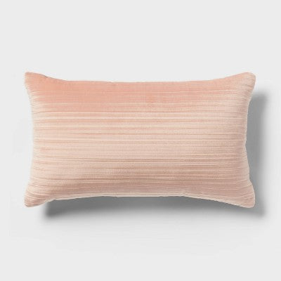  8pc Luxe Velvet Comforter Set Salmon Pink - Threshold™