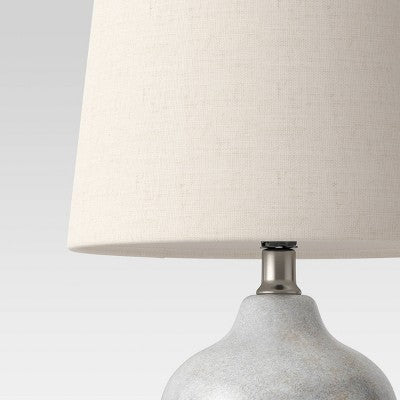  Assembled Ceramic Table Lamp Gray - Threshold™
