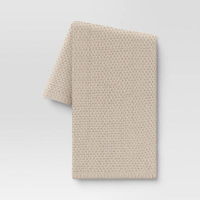  Oversized Recycled Knit Throw Blanket - Threshold™
