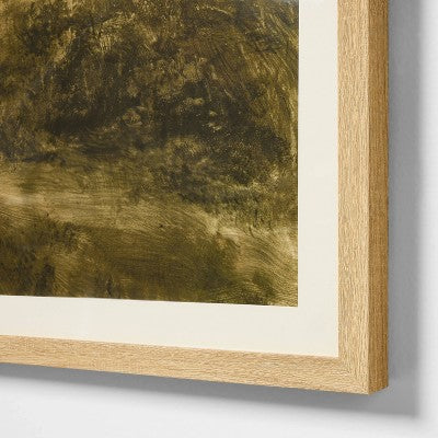  24"x30" Abstract Green Tone Landscape Wall Art - Threshold™ Designed With Studio McGee