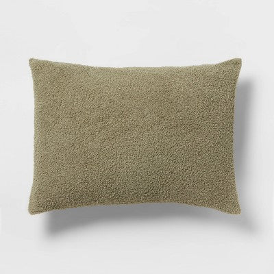  3pc King Traditional Cozy Chenille Comforter And Sham Set Green - Threshold™