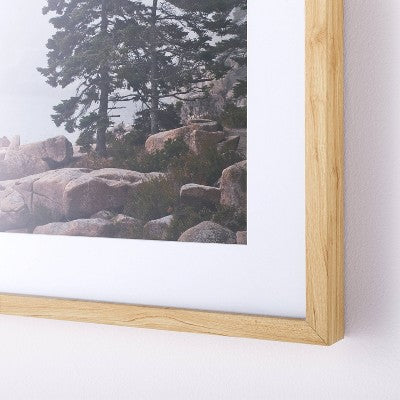  36" X 24" Foggy Seaside Framed Wall Art - Threshold™ Designed With Studio McGee