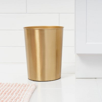  Antique Wastebasket Brass - Threshold™