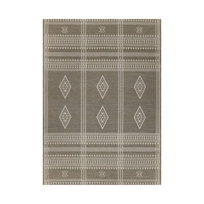  Six Diamond Outdoor Rug Linen - Threshold™