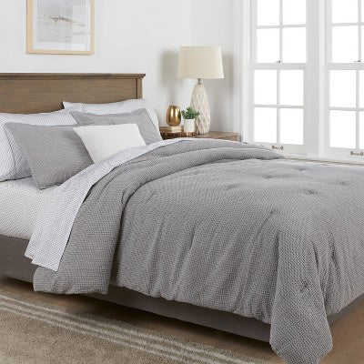  8pc Waffle Weave Comforter & Sheet Set - Threshold™