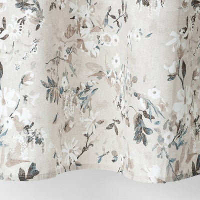  Neutral Floral Shower Curtain - Threshold™