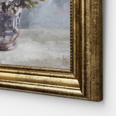  10"x8" Flower Vintage Framed Wall Art - Threshold™ Designed With Studio McGee