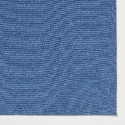  104" X 60" Cotton Tablecloth Blue - Threshold™