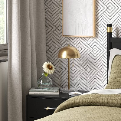  Dome Table Lamp With Acrylic Base Brass - Threshold™