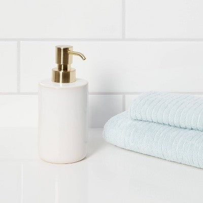  Ceramic Foaming Soap Pump White - Threshold™
