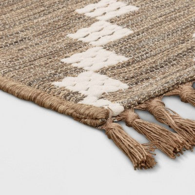  Check Diamonds Outdoor Rug Tan - Threshold™