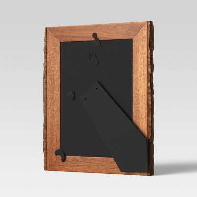  4" X 6" Vertical Sides Natural Frame Antique Wood - Threshold™