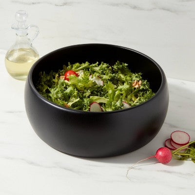  189oz Acacia Modern Serving Bowl Black - Threshold™