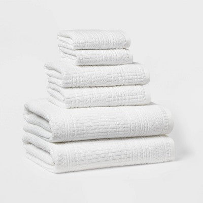  6pc Modern Bath Towels And Washcloths Set - Threshold™