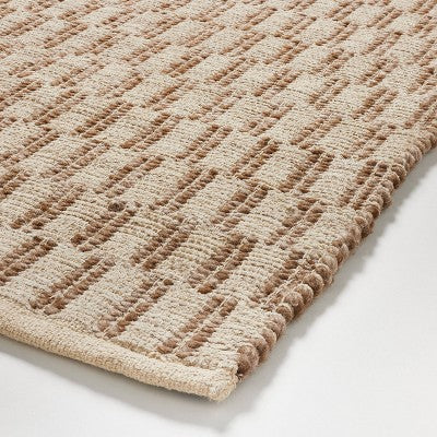  Checkered Stripe Rug Brown - Threshold™ Designed With Studio McGee