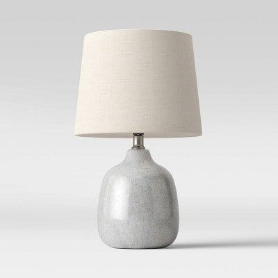  Assembled Ceramic Table Lamp Gray - Threshold™