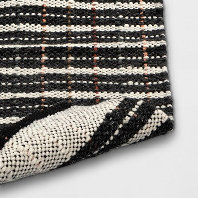  2'x3' Handloom Mixed Fibre Striped Rug - Threshold™