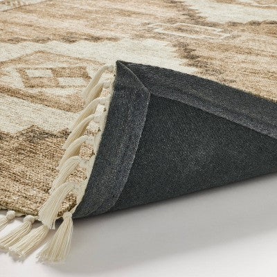  Double Medallion Persian Style Rug Tan - Threshold™ Designed With Studio McGee