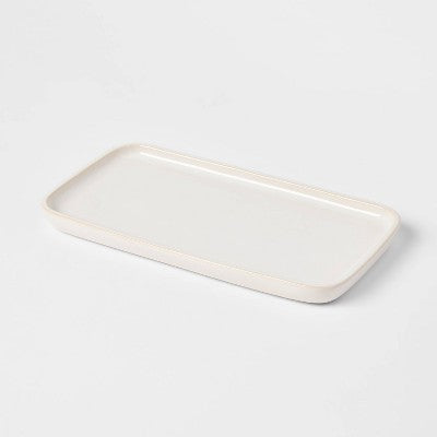  Ceramic Vanity Tray White - Threshold™